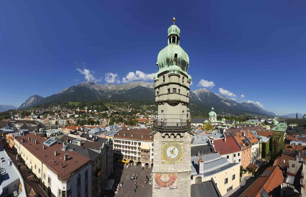 Riedz Apartments Innsbruck- Zentrales Apartmenthaus Mit Gruener Oase Esterno foto